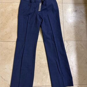 Loft Marissa trouser in men’s wear blue fabric